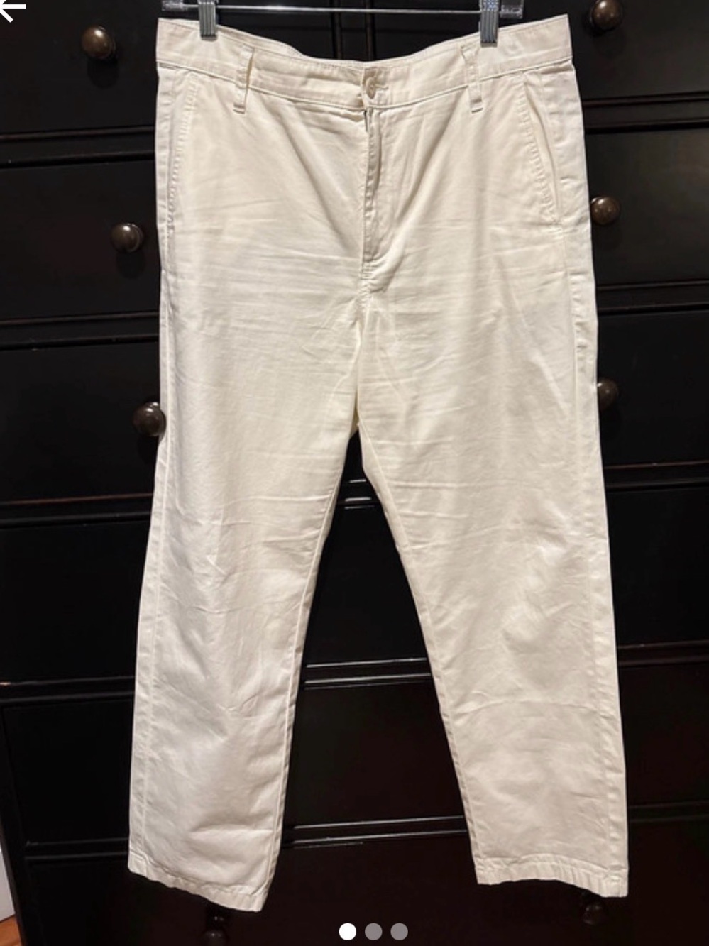 J. Crew Quiet Luxury Classic Cream Chinos - Straight Fit